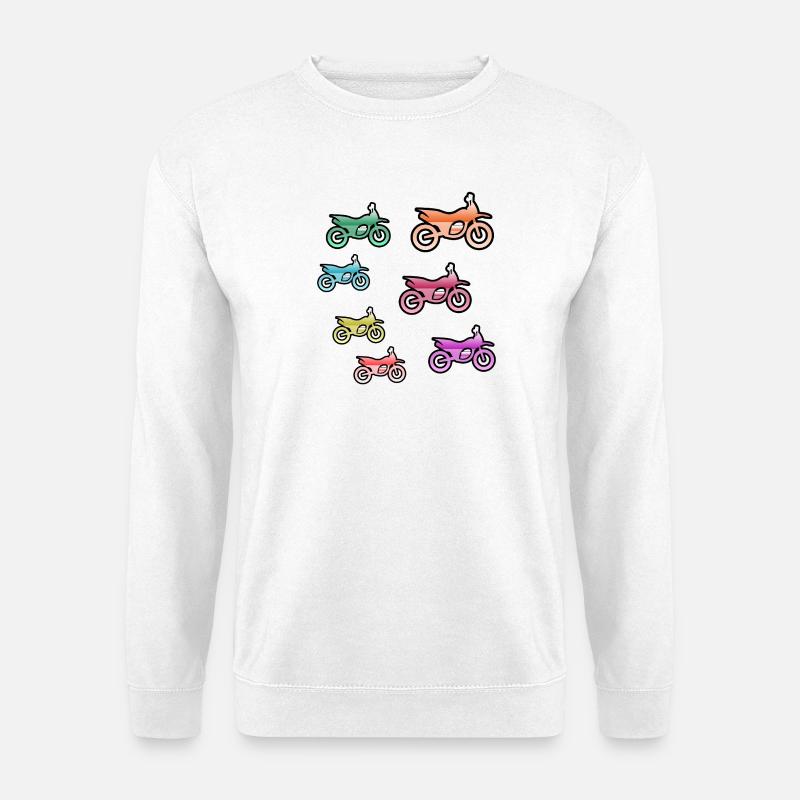 Motorcycles - Unisex Sweatshirt - white