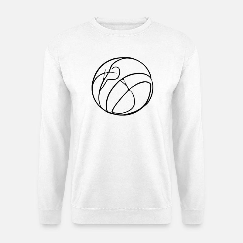 Volleyball Ball - Unisex Pullover - Weiß