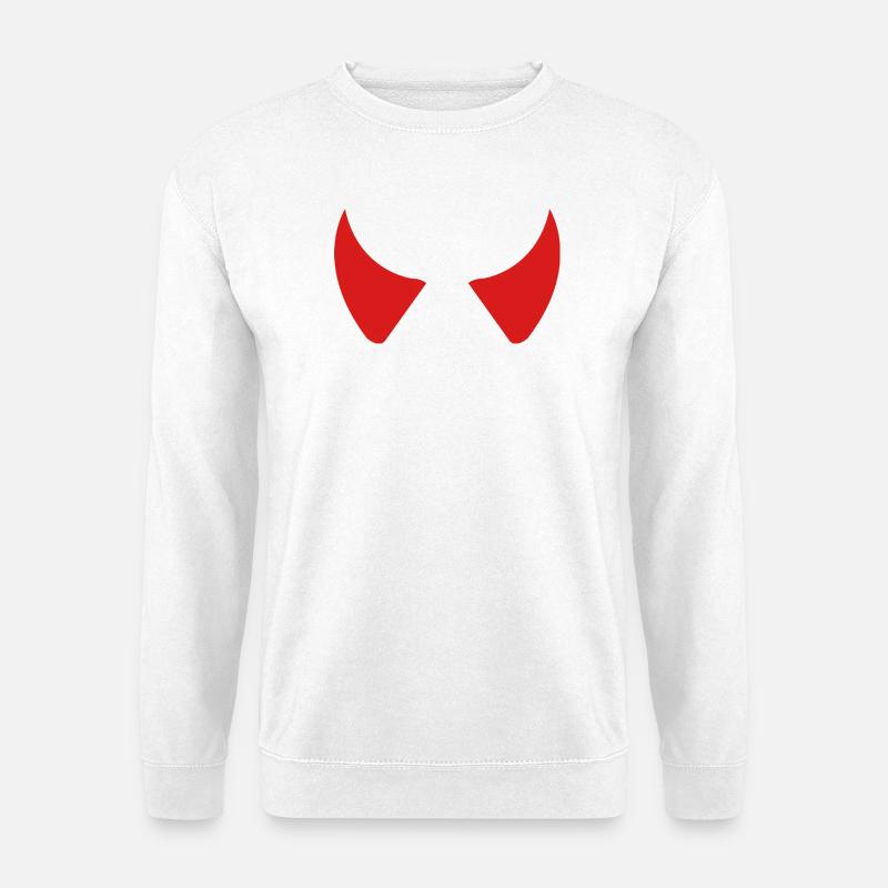 Devil Horns - Unisex Sweatshirt - white