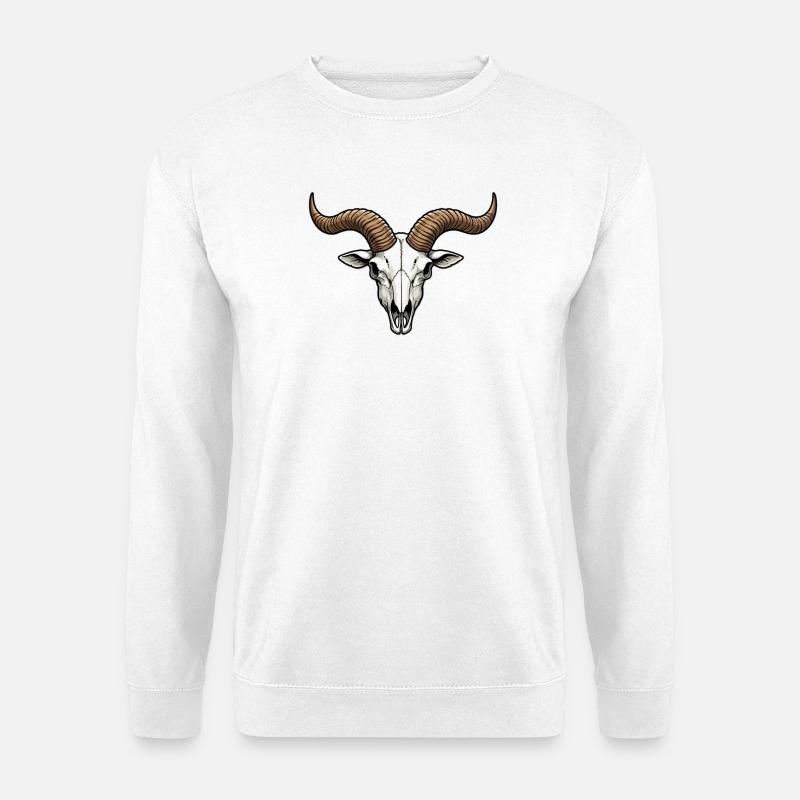 Totenkopf Trophäe - Unisex Pullover - Weiß