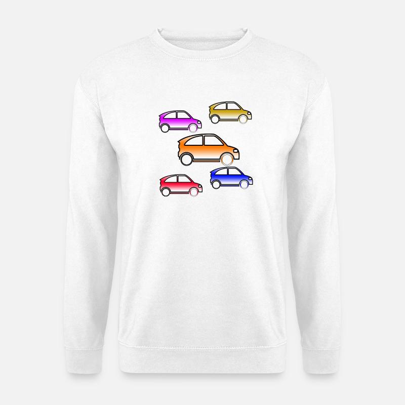 automobiles - Unisex Sweatshirt - white
