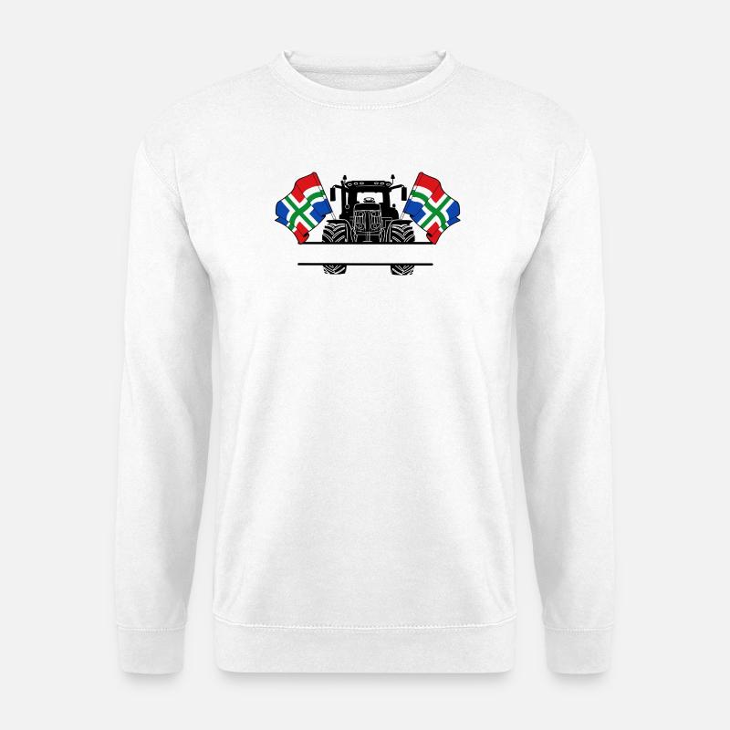Groningen_Tractor_Custom_Edition - Unisex Sweatshirt - white