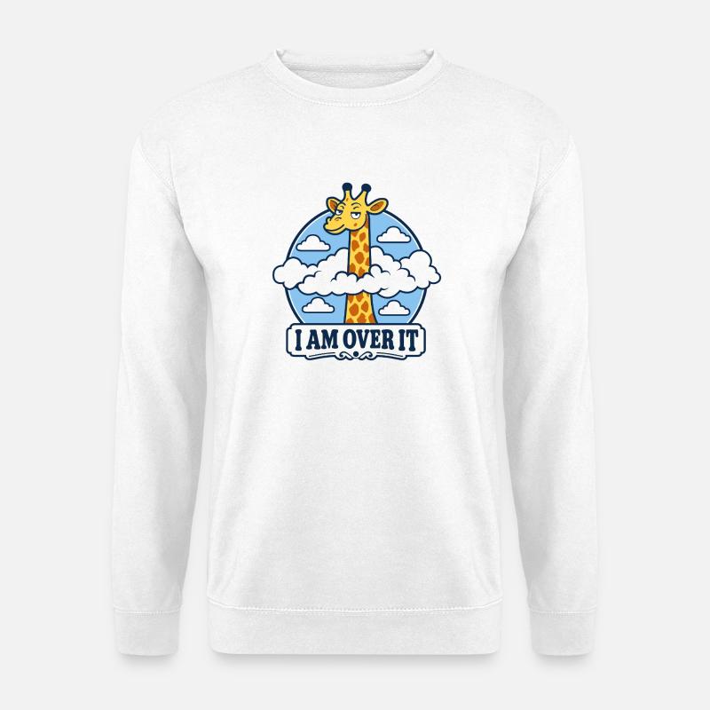 Giraffe Leave-it-behind - Unisex Sweatshirt - white