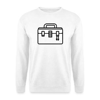 Toolbox - Unisex Sweatshirt - white - Front
