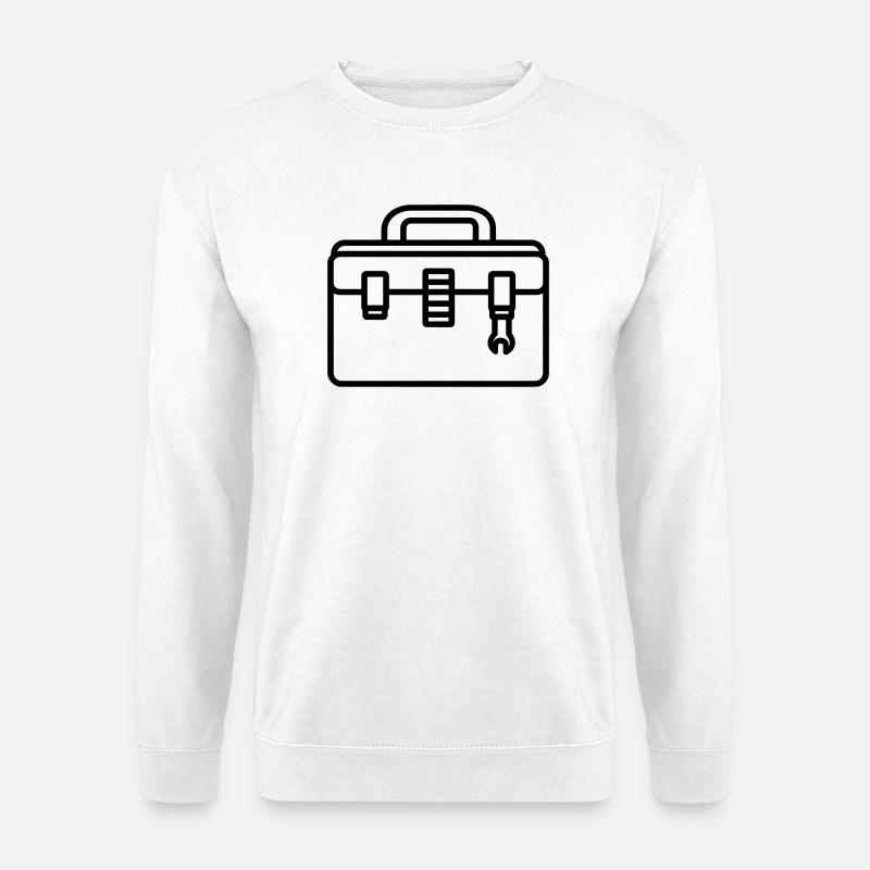 Werkzeugkasten - Unisex Pullover - Weiß