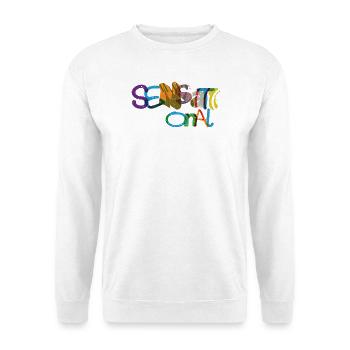 Sensationell wundervoll - Unisex Pullover - Weiß - Vorne