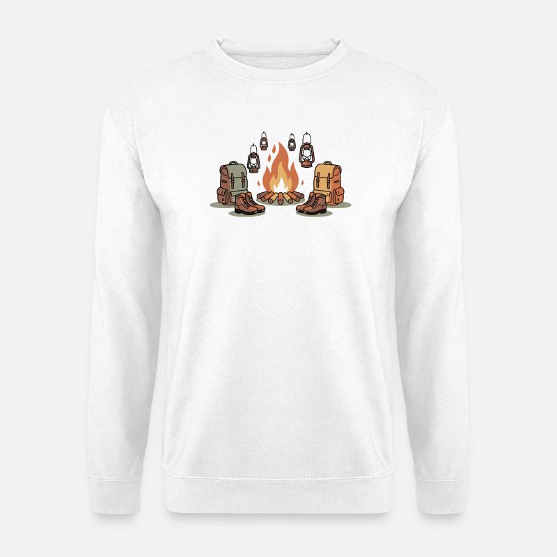 Campfire Night Gear - Unisex Sweatshirt - white