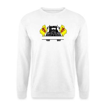 Süd Holland_Tractor_Custom_Edition - Unisex Pullover - Weiß - Vorne