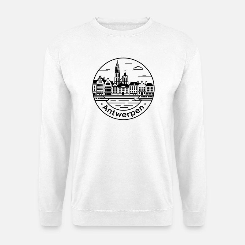Anvers - Sweat-shirt Unisexe - blanc