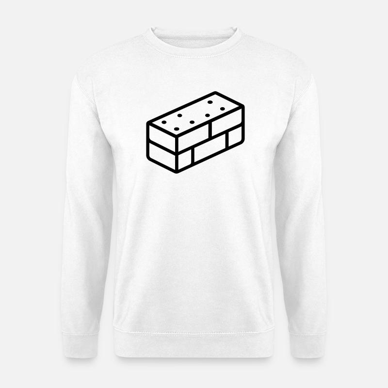 brick - Unisex Sweatshirt - white