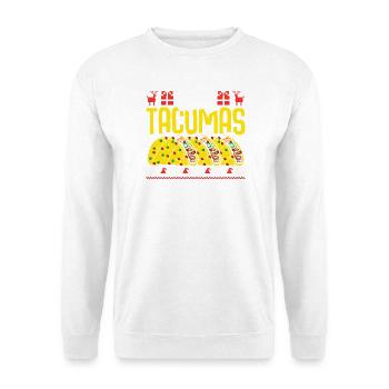 Taco Christmas Weihnachten Tacos - Unisex Pullover - Weiß - Vorne