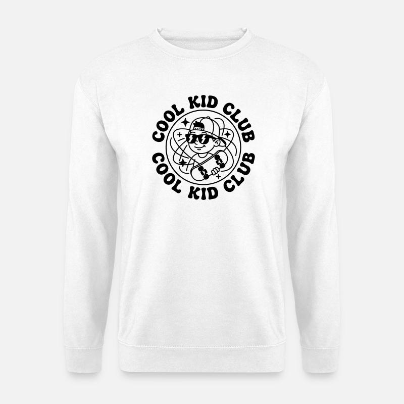 cool kids - Unisex Sweatshirt - white