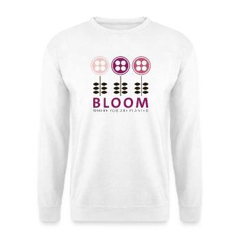 Bloom - Unisex Sweatshirt - white - Front