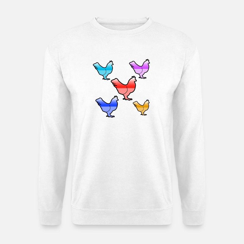 Chickens - Unisex Sweatshirt - white