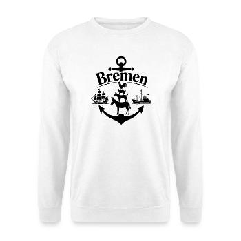 Bremen - Unisex Pullover - Weiß - Vorne