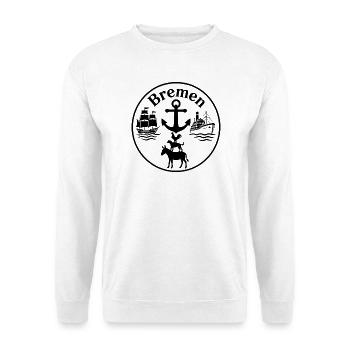 Bremen - Unisex Pullover - Weiß - Vorne