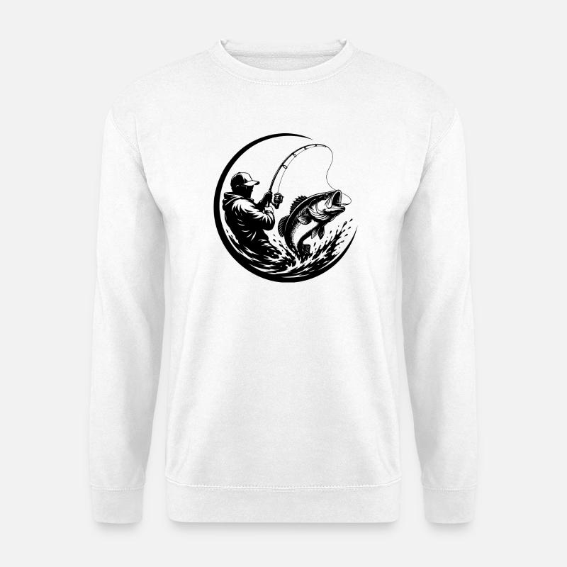 Angler - Unisex Pullover - Weiß