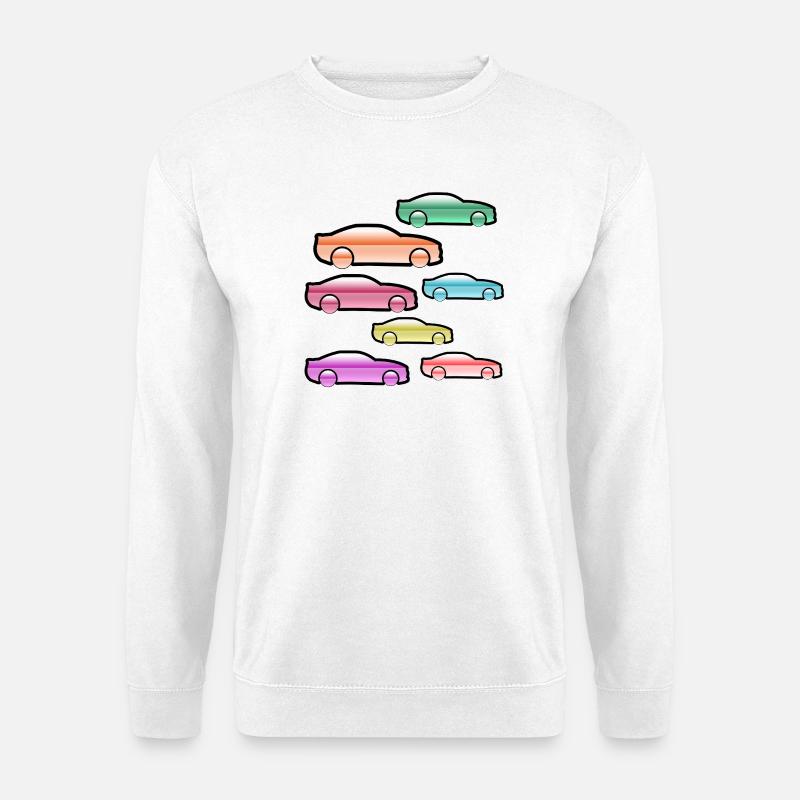 automobiles - Unisex Sweatshirt - white