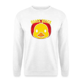 Quack Quack Duck Pop Art - Unisex Sweatshirt - white - Front