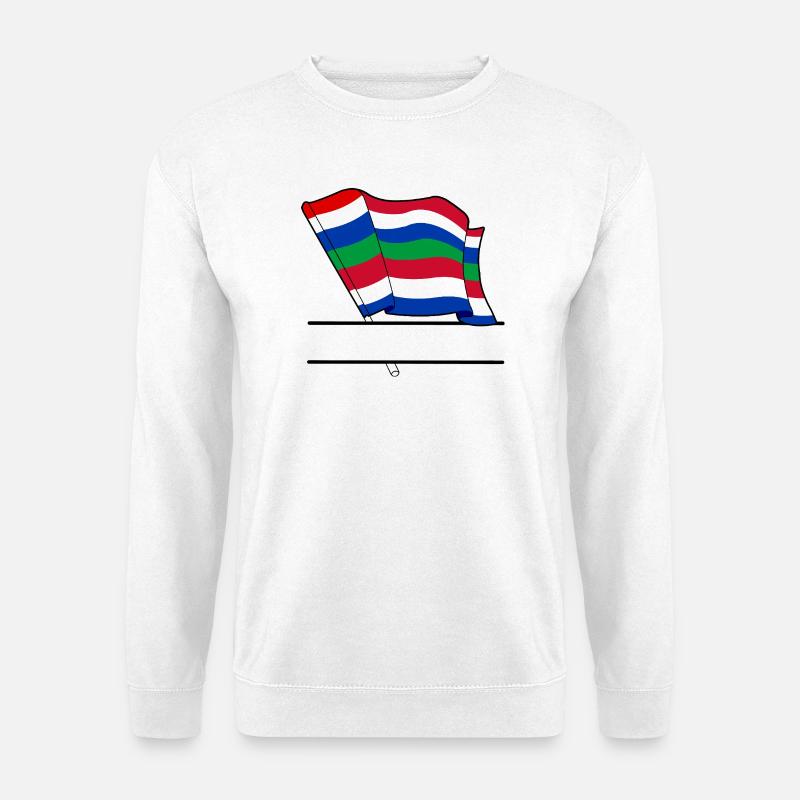Schier Flag – Custom Island Design - Unisex Sweatshirt - white