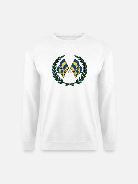 Ameland Laurel Flags – Island Pride - Unisex Sweatshirt - white