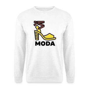 High Heel Schuh Moda Italien Mode Urlaub - Unisex Pullover - Weiß - Vorne