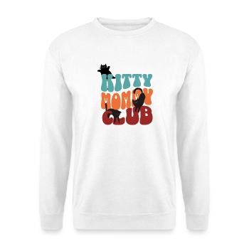Club des mamans minettes - Sweat-shirt Unisexe - blanc - Devant