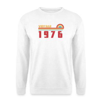 50 Jahre alter Schul-Tee Geboren 1976 - Unisex Pullover - Weiß - Vorne