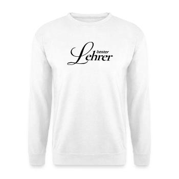 Beste Lehrer!  - Unisex Pullover - Weiß - Vorne