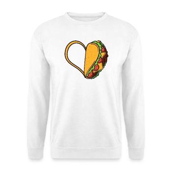 Taco Heart Love - Unisex Pullover - Weiß - Vorne