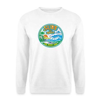 Sun-Beach-Surf - Unisex Sweatshirt - white - Front