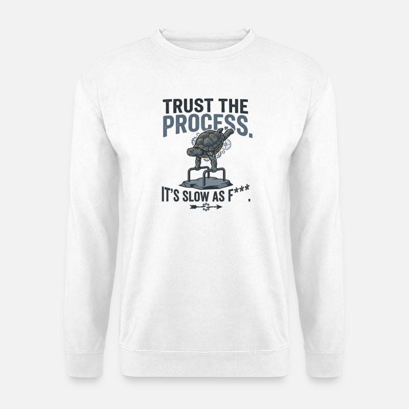 Calisthenics Schildkröte - Unisex Pullover - Weiß
