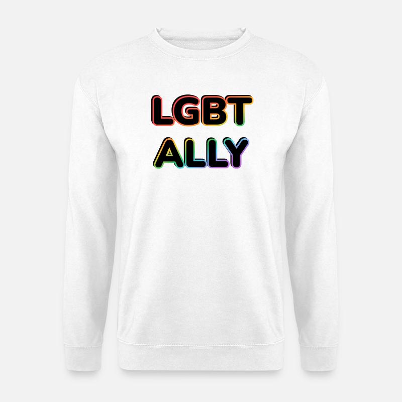 LGBT ALLY - Unisex Pullover - Weiß