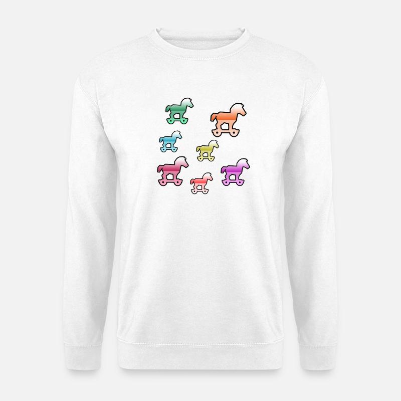 horses - Unisex Sweatshirt - white