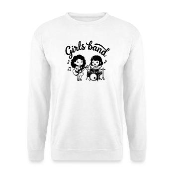 groupe féminin - Sweat-shirt Unisexe - blanc - Devant