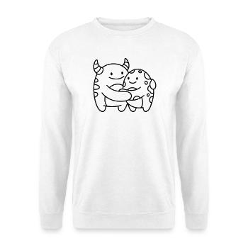 Monster - Unisex Pullover - Weiß - Vorne