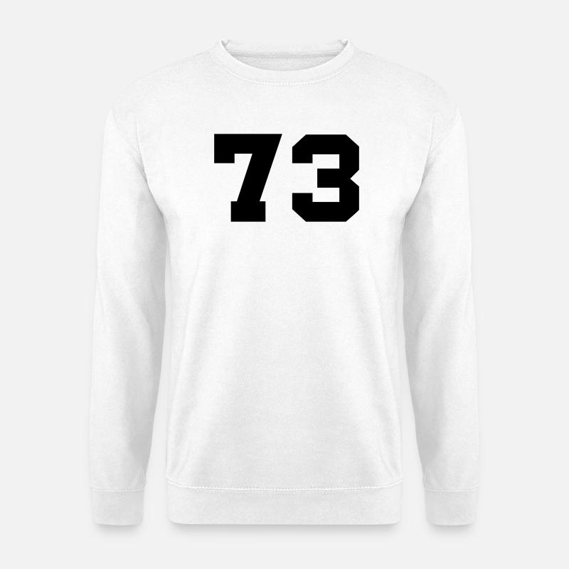 73- - Unisex Pullover - Weiß