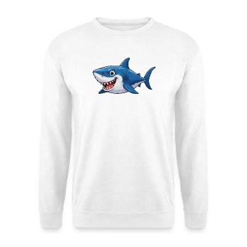 Shark Comic - Unisex Sweatshirt - white - Front