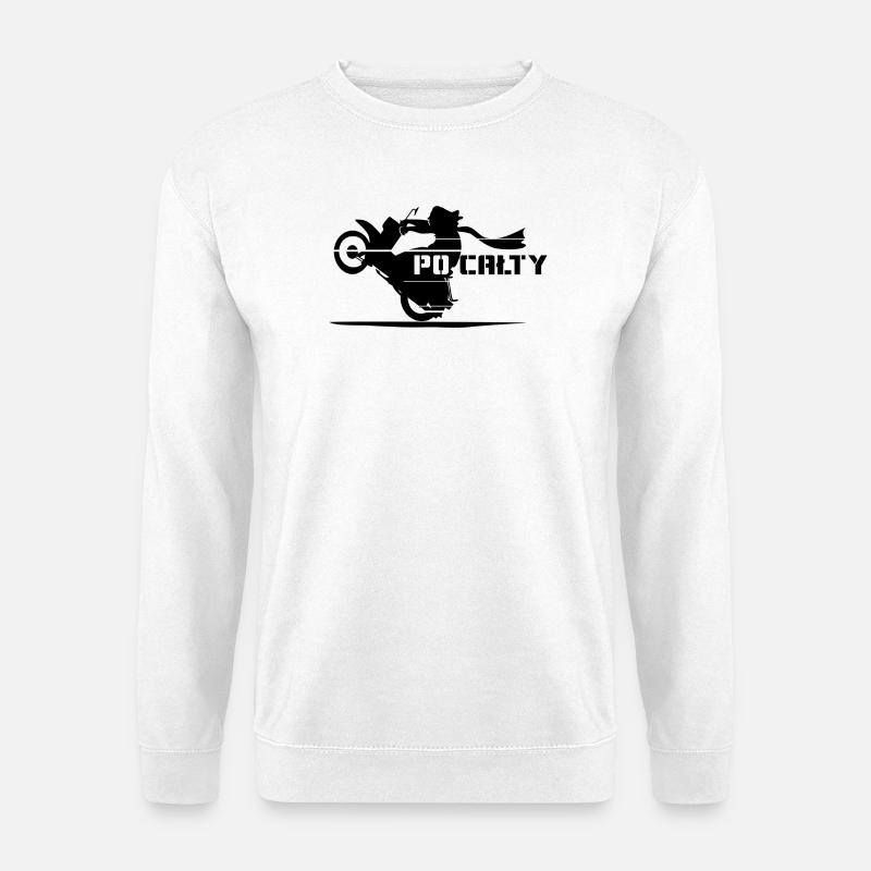 PO CAŁTY - Unisex Pullover - Weiß
