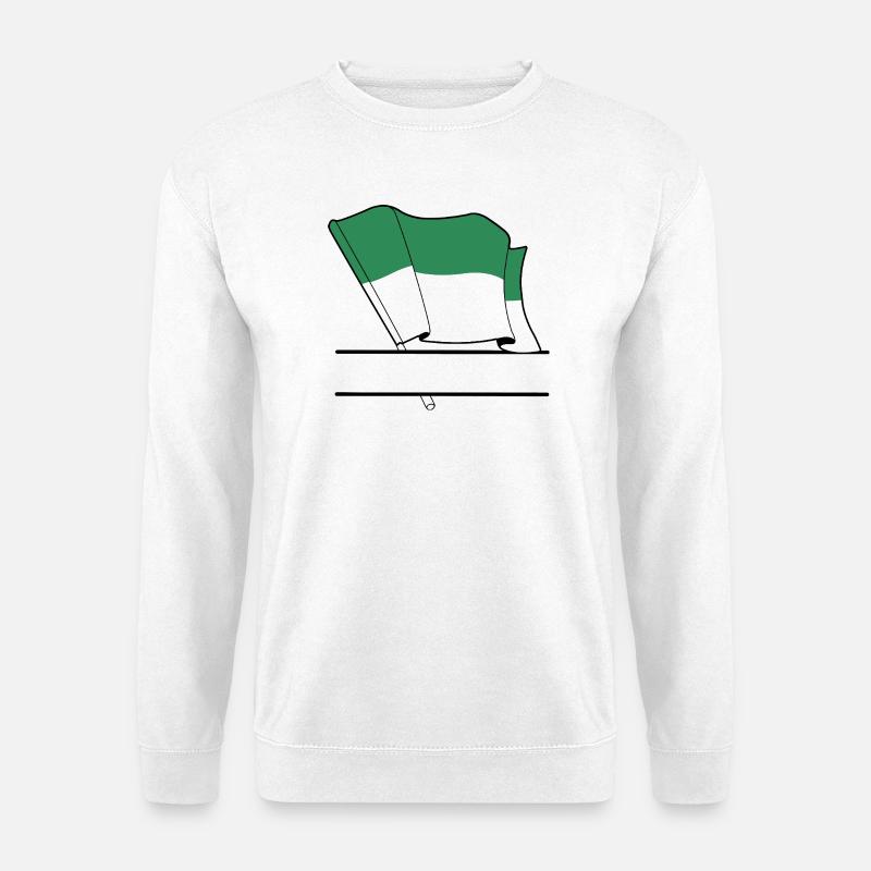 Vlieland-Flagge – Individuelles Inseldesign - Unisex Pullover - Weiß