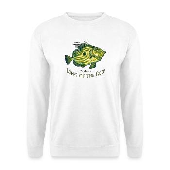 King of the Reef – Zeus Faber Petersfisch - Unisex Pullover - Weiß - Vorne
