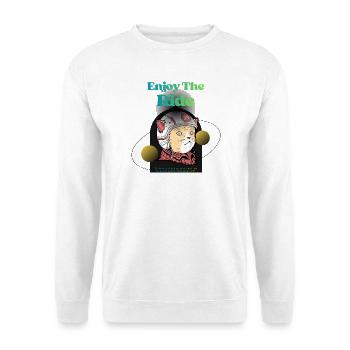 Viel Spaß bei der Fahrt: Pilotengespräch - Unisex Pullover - Weiß - Vorne