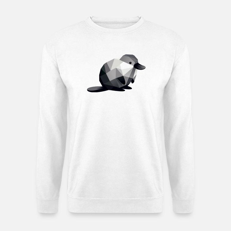 Schnabeltier - Unisex Pullover - Weiß