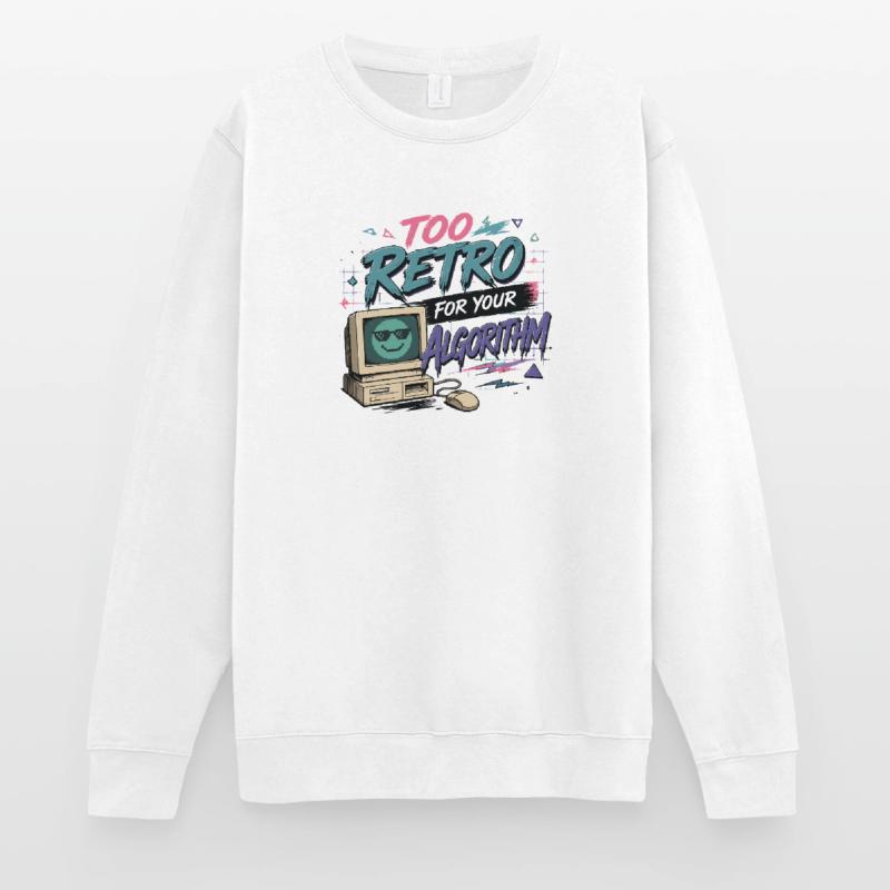 Retro Computer Algorithm Vintage Humor Unisex Pullover