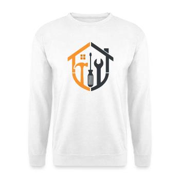 Caretaker Coat of Arms – Craftsman Logo - Unisex Sweatshirt - white - Front