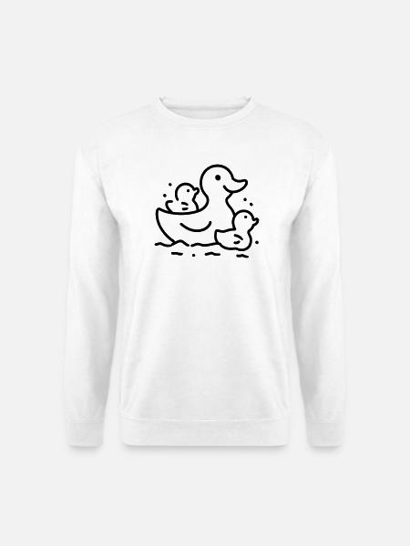 Duck Family - Unisex Sweatshirt - white