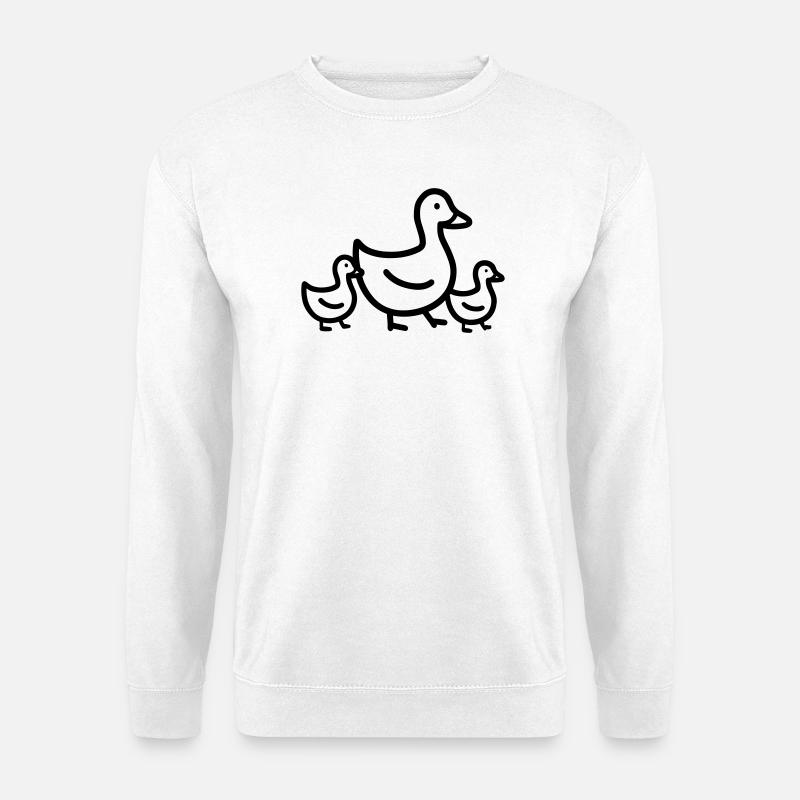 Duck Family - Unisex Sweatshirt - white