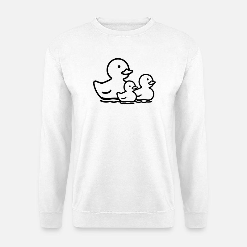 Duck Family - Unisex Sweatshirt - white