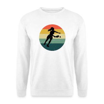 Pickleball Fan Design for Pickleball Player Fans - Unisex Sweatshirt - white - Front