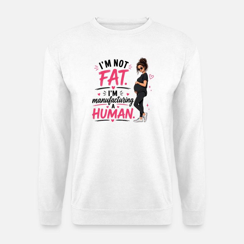 Fierté de la Grossesse - Sweat-shirt Unisexe - blanc